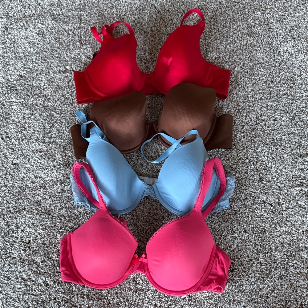 GAP Women's Bra Collection - Red, Brown, Blue, Pink